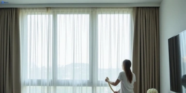 Delicate sheer drape cleaning cremorne-point-nsw Matty Curtain Cleaning